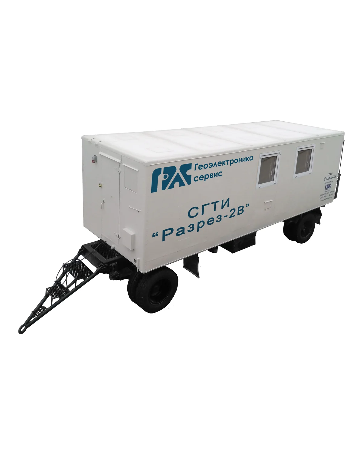 Станция геолого-технологических исследований «Разрез-2В» на прицепе